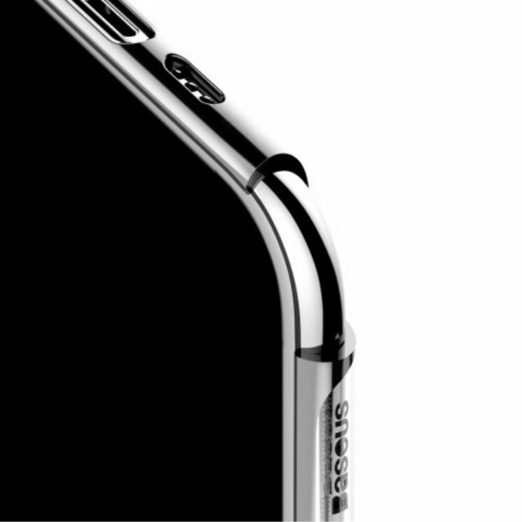 Силиконовый (TPU) чехол BASEUS Shining Series для Apple iPhone 11 Pro Max - Silver: фото 5 из 15