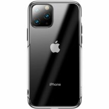 Силиконовый (TPU) чехол BASEUS Shining Series для Apple iPhone 11 Pro Max - Silver: фото 1 из 15