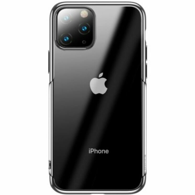 Силиконовый (TPU) чехол BASEUS Shining Series для Apple iPhone 11 Pro Max - Silver: фото 1 из 15