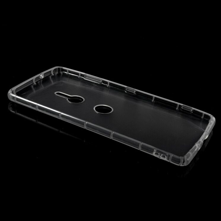 Силиконовый (TPU) чехол Deexe Clear Cover для Sony Xperia XZ3 - Transparent: фото 4 из 4