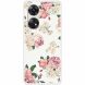 Силиконовый (TPU) чехол Deexe Life Style для OPPO Reno 8T - Flowers (322134B). Фото 1 из 3