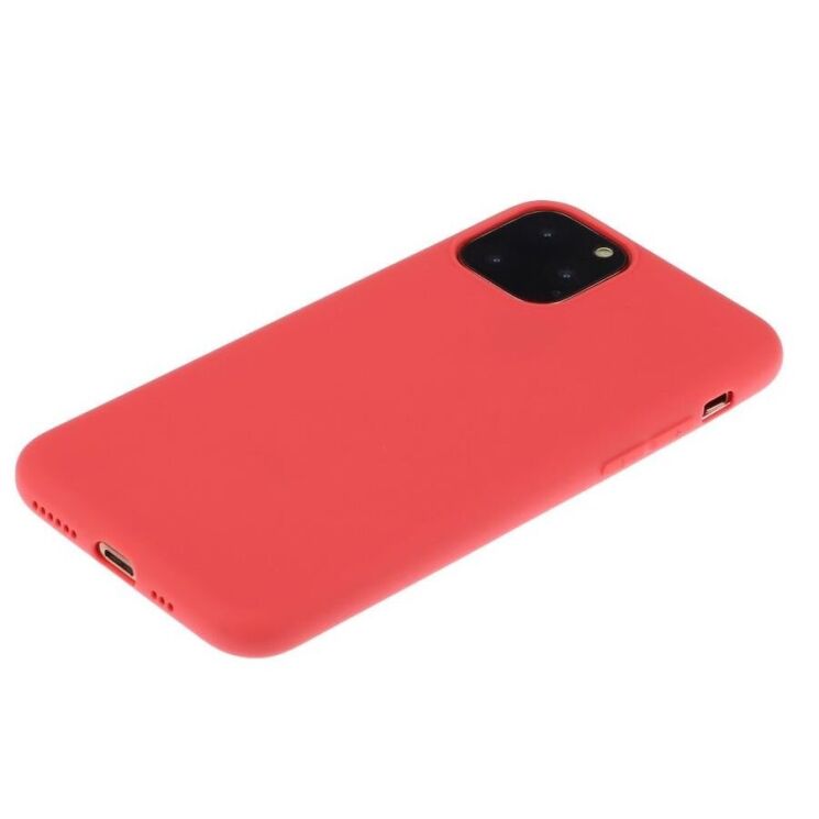 Силиконовый (TPU) чехол Deexe Matte Case для Apple iPhone 15 Pro Max - Red: фото 2 из 4