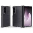 Силіконовий (TPU) чохол Deexe Terra Case (FF) для Samsung Galaxy Fold 8 - Dark Grey (424508DH)