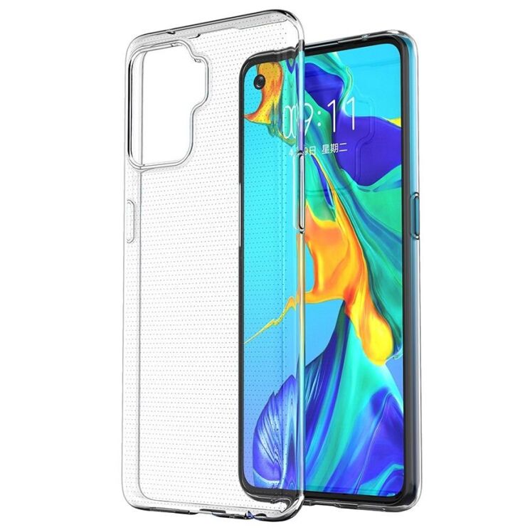 Силиконовый (TPU) чехол Deexe UltraThin для OPPO Reno 5 Lite - Transparent: фото 1 из 7