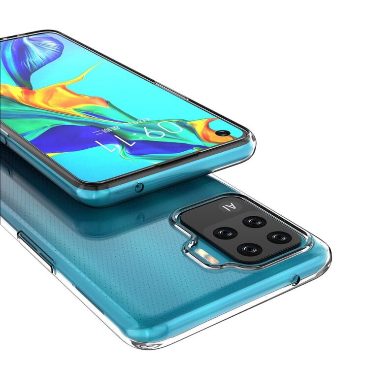 Силиконовый (TPU) чехол Deexe UltraThin для OPPO Reno 5 Lite - Transparent: фото 6 из 7