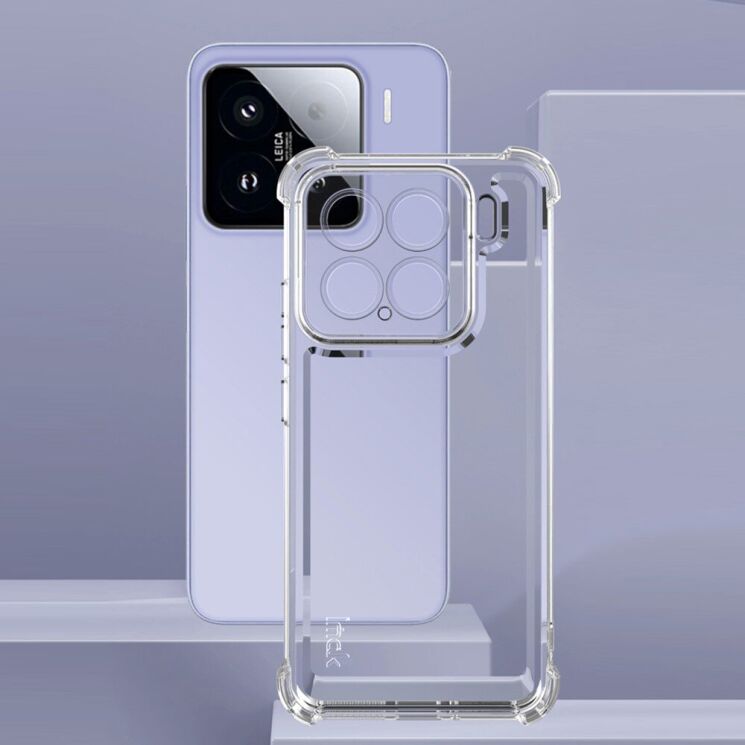 Силиконовый (TPU) чехол IMAK UX-4 Series для Xiaomi 15 - Transparent: фото 4 из 8
