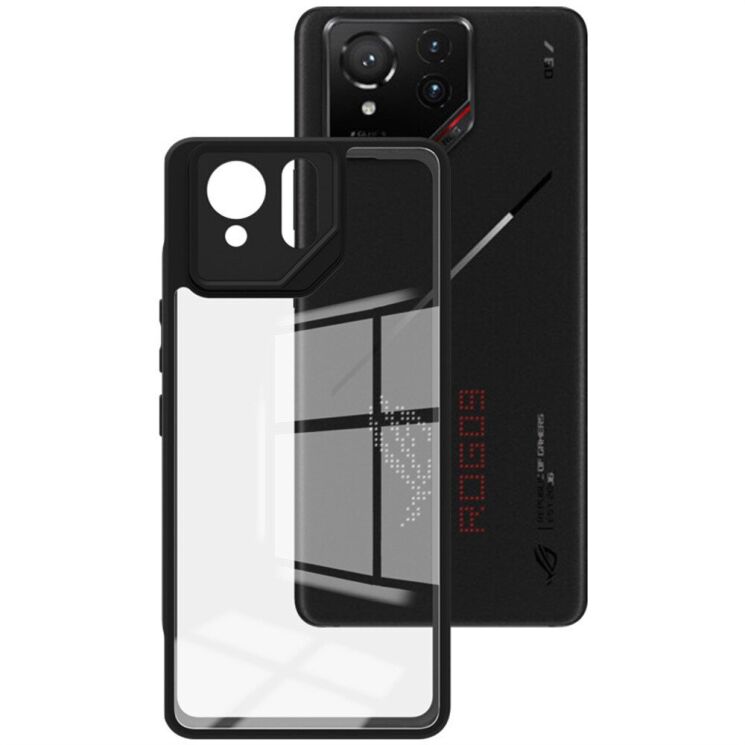 Силиконовый (TPU) чехол IMAK UX-9A Series для ASUS ROG Phone 9 / 9 Pro - Transparent Black: фото 1 из 7