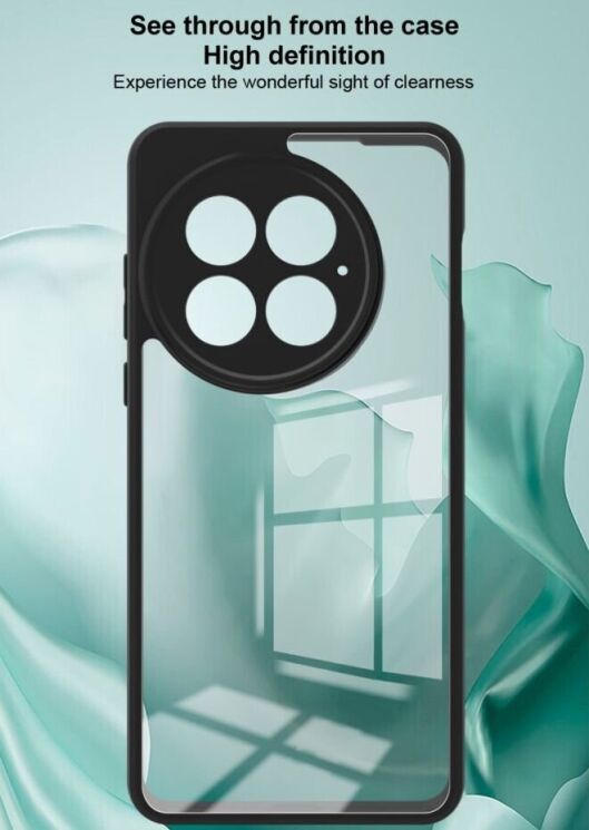 Силиконовый (TPU) чехол IMAK UX-9A Series для OnePlus 13 - Black: фото 9 из 10