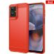 Силиконовый (TPU) чехол MOFI Carbon Fiber для Motorola Moto G55 - Red (366126R). Фото 2 из 10