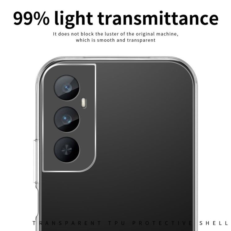 Силиконовый (TPU) чехол MOFI Thin Guard для Realme C65 - Transparent: фото 7 из 11