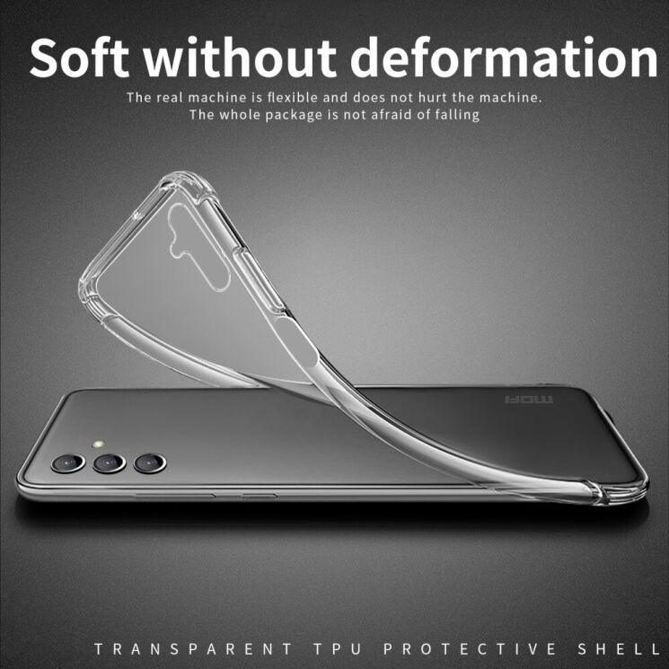 Силиконовый (TPU) чехол MOFI Thin Guard для Samsung Galaxy A55 (A556) - Transparent: фото 4 из 11