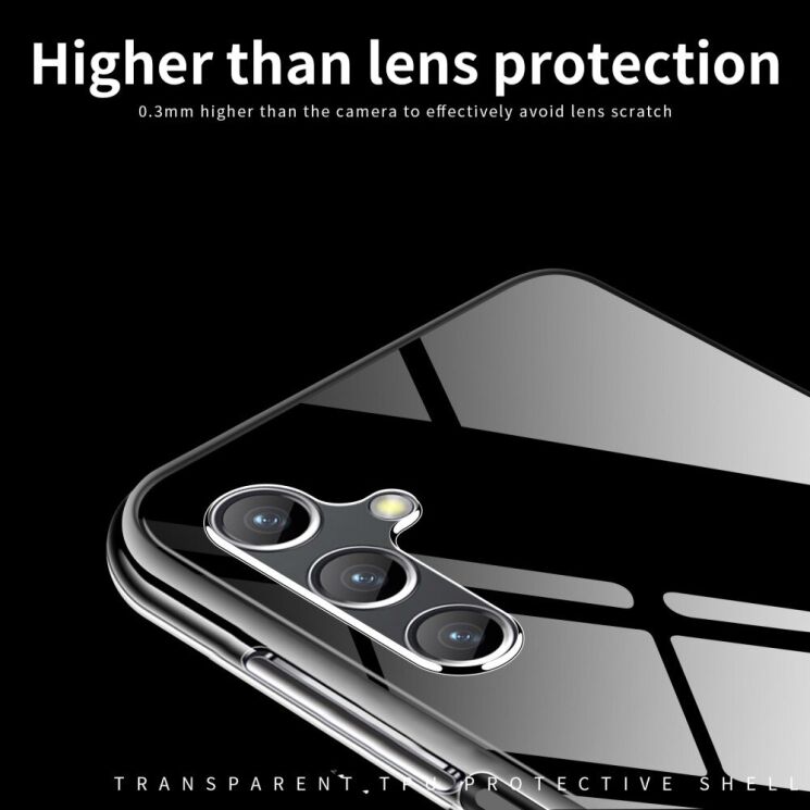 Силиконовый (TPU) чехол MOFI Thin Guard для Samsung Galaxy A55 (A556) - Transparent: фото 6 из 11