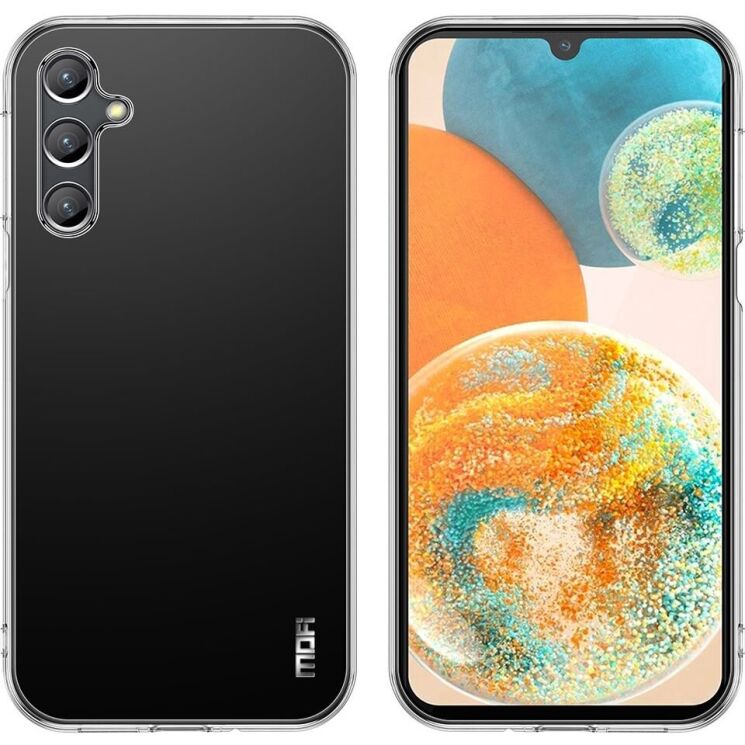 Силиконовый (TPU) чехол MOFI Thin Guard для Samsung Galaxy A55 (A556) - Transparent: фото 2 из 11