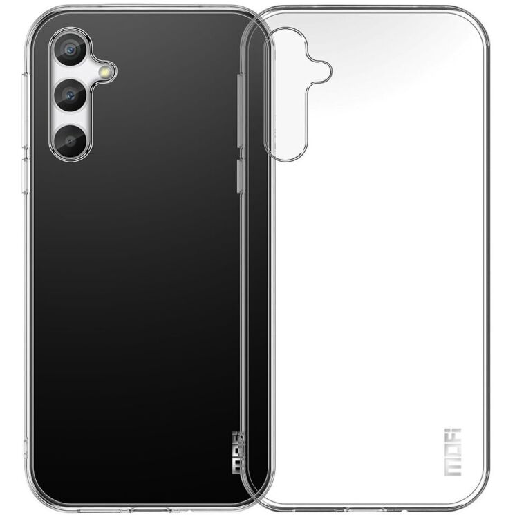 Силиконовый (TPU) чехол MOFI Thin Guard для Samsung Galaxy A55 (A556) - Transparent: фото 1 из 11