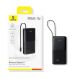 Зовнішній акумулятор Baseus Bipow 2 (20W) 10000mAh + кабель Type-C P10077101113-00 - Black (995494B). Фото 22 з 23