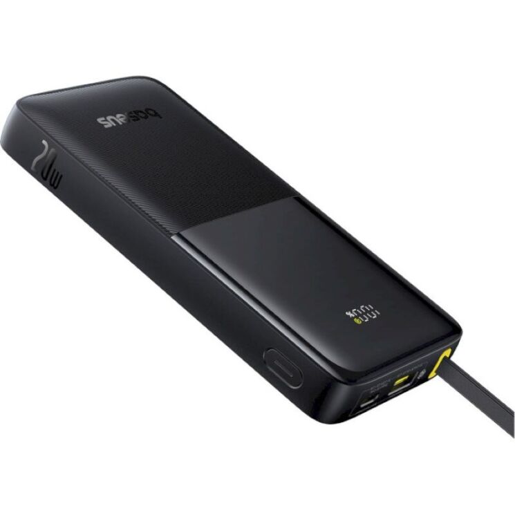 Зовнішній акумулятор Baseus Bipow 2 (20W) 10000mAh + кабель Type-C P10077101113-00 - Black: фото 5 з 23