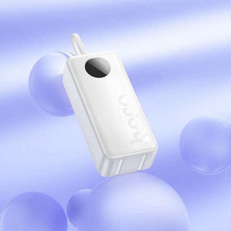 Внешний аккумулятор Hoco J132B 22.5W + PD20W (30000mAh) + кабель 2Type-C + Lightning - Black: фото 6 из 6