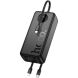 Внешний аккумулятор Hoco J132B 22.5W + PD20W (30000mAh) + кабель 2Type-C + Lightning - Black (995582B). Фото 3 из 6