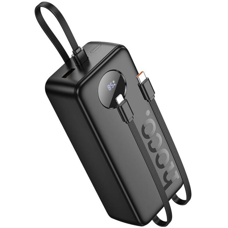 Внешний аккумулятор Hoco J132B 22.5W + PD20W (30000mAh) + кабель 2Type-C + Lightning - Black: фото 1 из 6