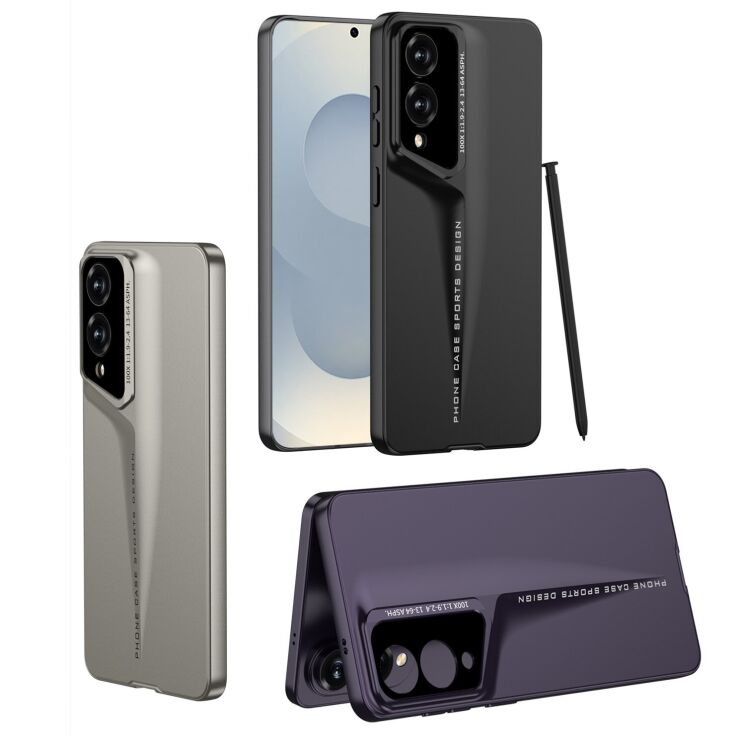Захисний чохол GKK Hinge Shield (FP) для Samsung Galaxy S25 Edge (S937) - Dark Purple: фото 10 из 10