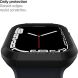 Защитный чехол Spigen (SGP) Rugged Armor (FW) для Apple Watch 41 mm (7 / 8 / 9 Series) - Black (304809B). Фото 10 из 14