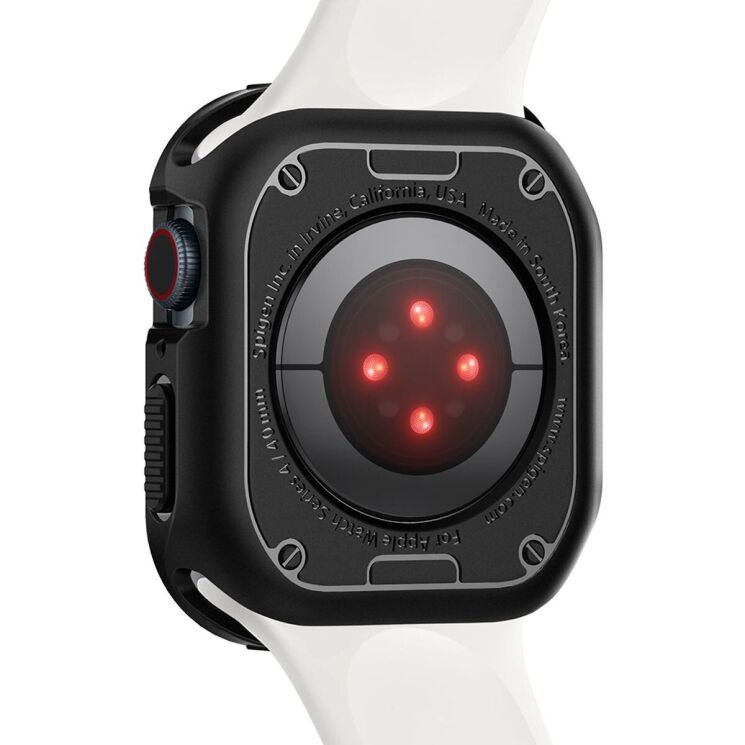 Защитный чехол Spigen (SGP) Rugged Armor (FW) для Apple Watch 41 mm (7 / 8 / 9 Series) - Black: фото 7 из 14