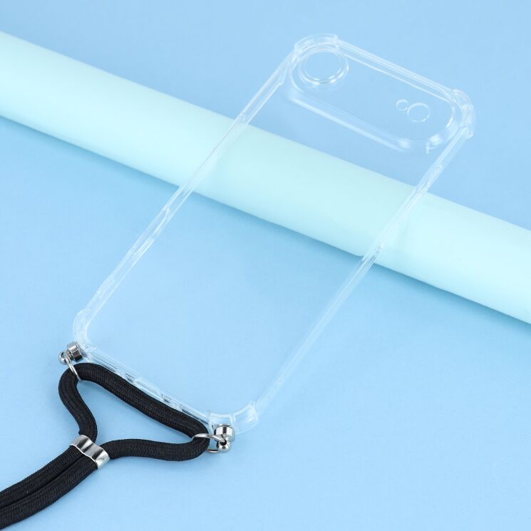 Захисний чохол UniCase AirBag with Strap для Apple iPhone 17 Air - Transparent: фото 3 з 4
