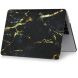 Захисна накладка Deexe Design Style для Apple MacBook Pro 13 - Marble Pattern / Black / Gold (234003M). Фото 4 з 5
