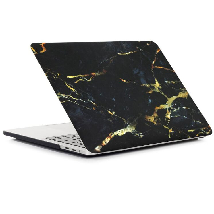 Захисна накладка Deexe Design Style для Apple MacBook Pro 13 - Marble Pattern / Black / Gold (234003M) Захисна накладка Deexe Design Style для Apple MacBook Pro 13 - Marble Pattern / Black / Gold: фото 2 з 5