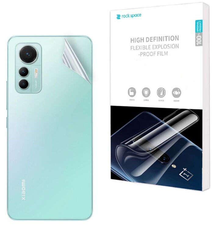 Захисна плівка на задню панель RockSpace Explosion-Proof SuperClear для Xiaomi 12 Lite: фото 1 з 9