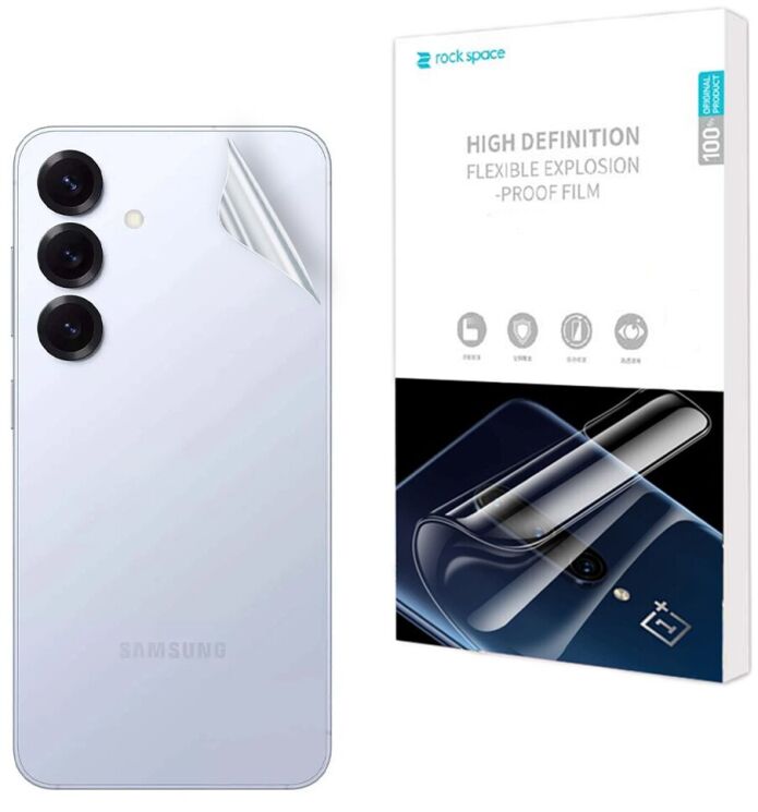 Захисна плівка на задню панель RockSpace SuperClear для Samsung Galaxy S25 (S931): фото 1 з 9