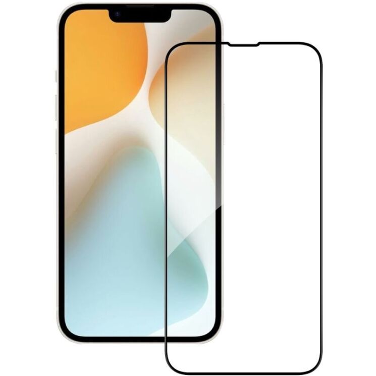 Защитное стекло ACCLAB Full Glue для Apple iPhone 16e - Black: фото 2 из 7