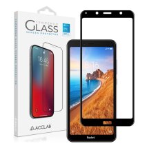 Защитное стекло ACCLAB Full Glue для Xiaomi Redmi 7A - Black: фото 1 из 6