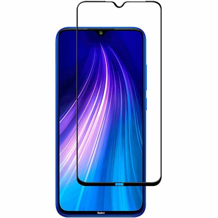 Защитное стекло Deexe 5D Full Glue для Xiaomi Redmi Note 8 / Note 8 (2021) - Black: фото 1 из 1