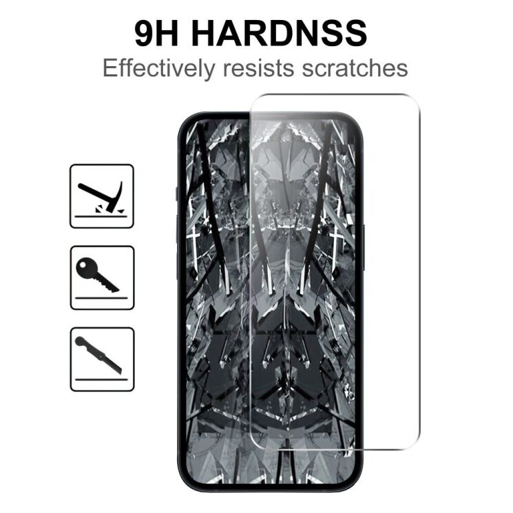 Захисне скло Deexe Crystal Glass для TECNO Pova 5 - Transparent: фото 3 з 6