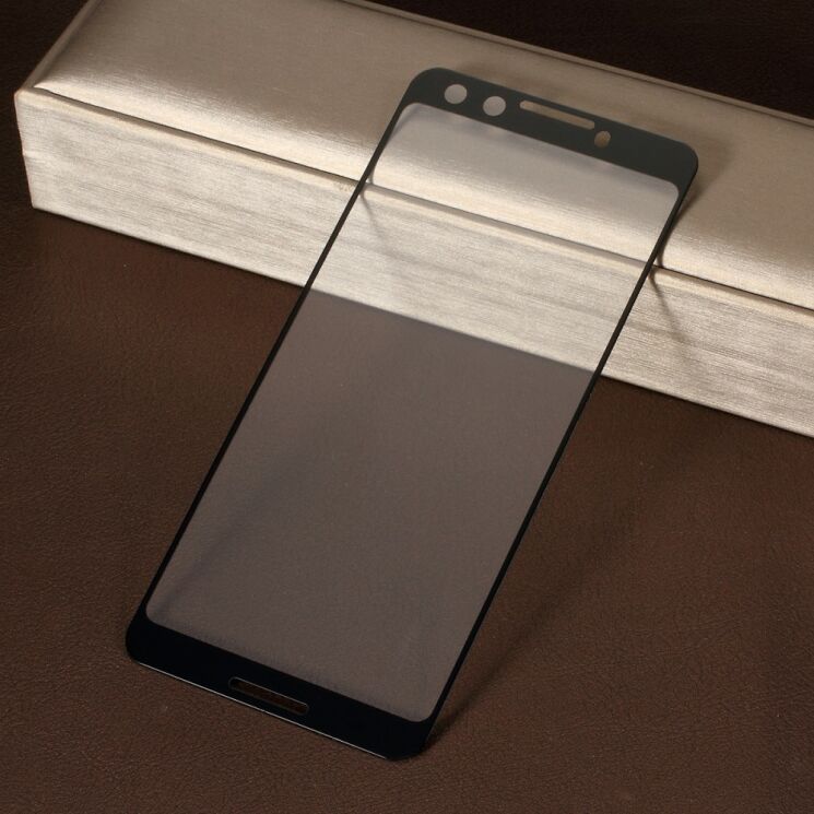 Защитное стекло Deexe Full Glue Coverage для Google Pixel 3 - Black: фото 1 из 5