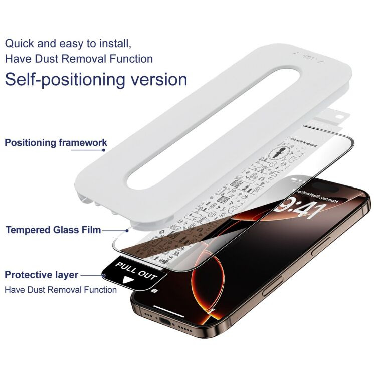 Защитное стекло IMAK Easy Install Full Glue для OPPO Reno 16 / 16 Pro - Black (413229B) Защитное стекло IMAK Easy Install Full Glue для OPPO Reno 16 / 16 Pro - Black: фото 10 из 12