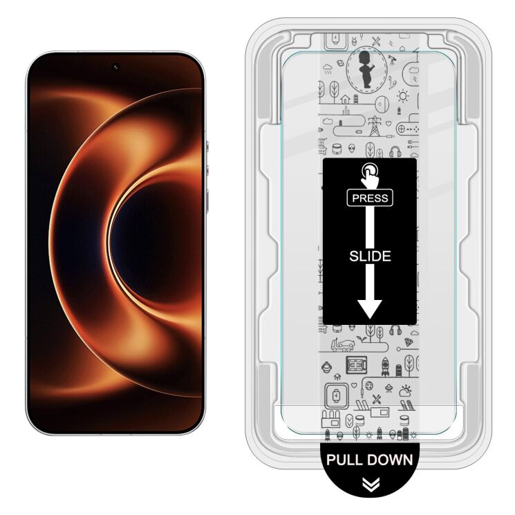 Защитное стекло IMAK H Install Screen Guard для Xiaomi 17 Ultra: фото 2 из 10