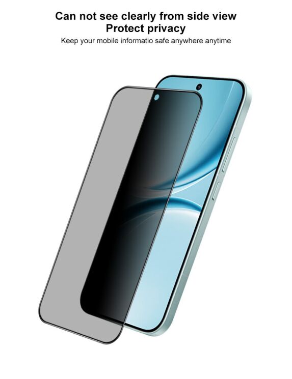 Защитное стекло IMAK HighPrivacy для Xiaomi Poco X8 Pro - Black: фото 8 из 11