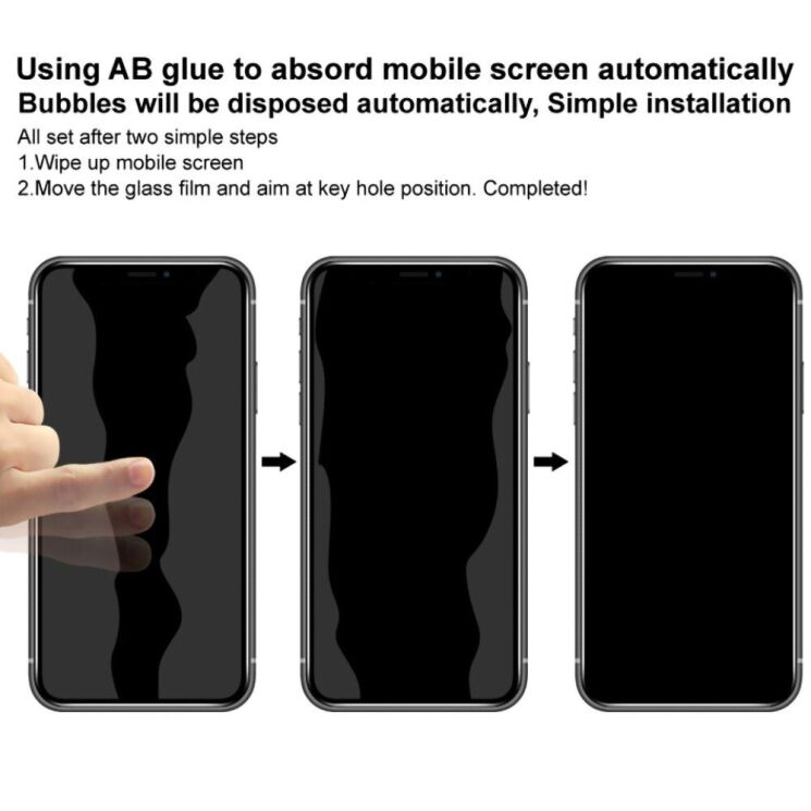 Защитное стекло IMAK Pro+ Full Coverage для Google Pixel 9 Pro XL - Black: фото 7 из 8