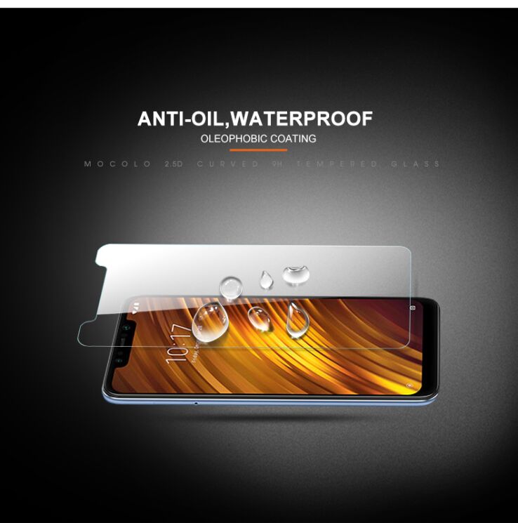 Захисне скло MOCOLO 2.5D Arc Edge для Xiaomi Pocophone F1: фото 11 з 14