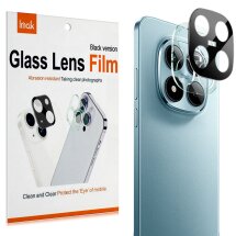 Защитное стекло на камеру IMAK Black Glass Lens для Xiaomi Redmi Note 15 Pro 5G / 15 Pro Plus - Black: фото 1 з 7