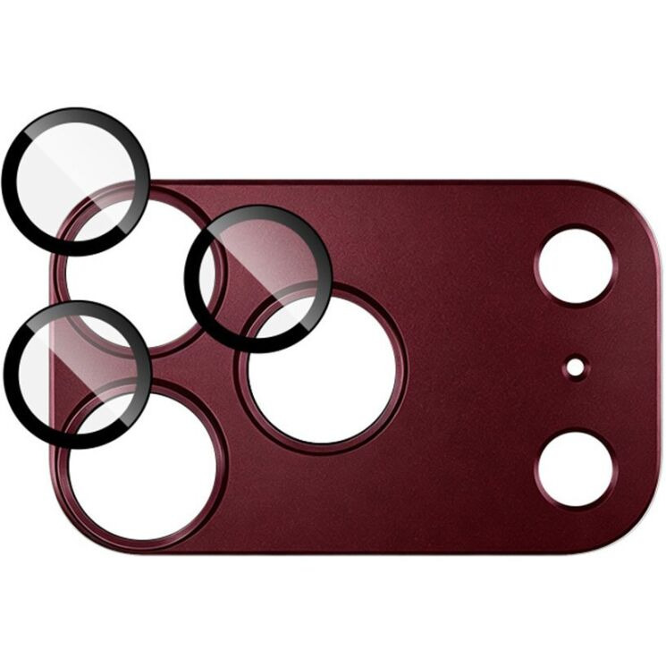 Захисне скло на камеру IMAK Camera Lens Combo для iPhone 18 Pro Max - Red (423873R) Захисне скло на камеру IMAK Camera Lens Combo для iPhone 18 Pro Max - Red: фото 4 з 12