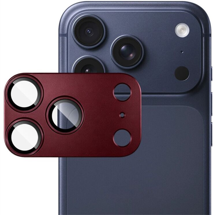 Захисне скло на камеру IMAK Camera Lens Combo для iPhone 18 Pro Max - Red (423873R) Захисне скло на камеру IMAK Camera Lens Combo для iPhone 18 Pro Max - Red: фото 2 з 12