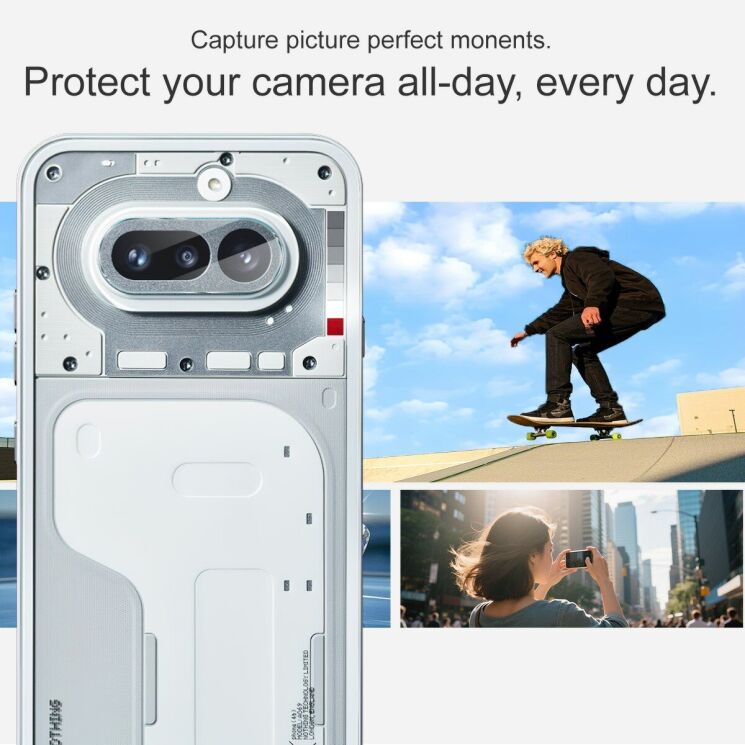 Защитное стекло на камеру IMAK Lens Protector для Nothing Phone (4a) (411324) Защитное стекло на камеру IMAK Lens Protector для Nothing Phone (4a): фото 5 из 7