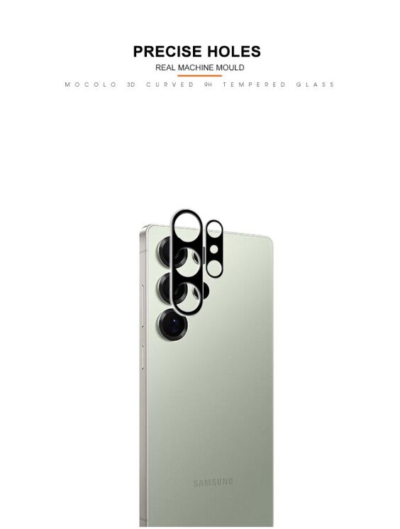 Защитное стекло на камеру MOCOLO Black Camera Lens для Samsung Galaxy S26 Ultra - Black: фото 6 из 9