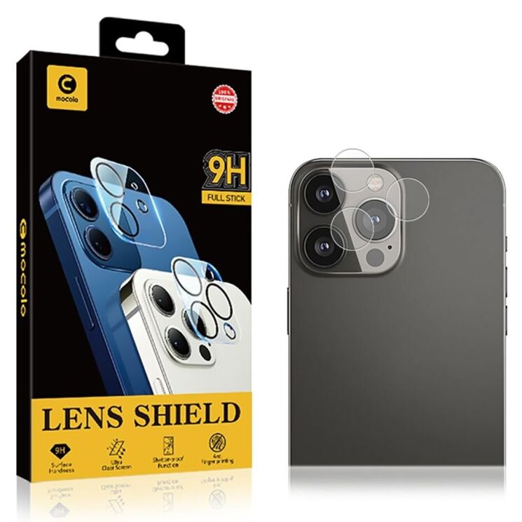 Защитное стекло на камеру MOCOLO Camera Lens для Apple iPhone 16 Pro Max: фото 5 из 5