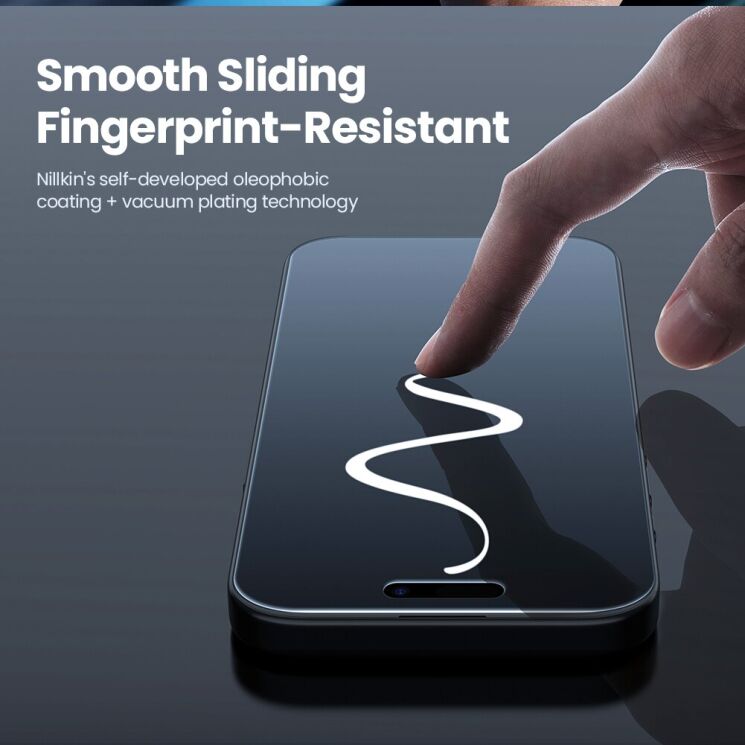 Захисне скло NILLKIN Guardian Install для Apple iPhone 17 - Black: фото 10 з 13