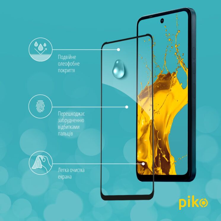 Защитное стекло Piko Full Glue для TECNO Spark Go 2024 - Black: фото 5 из 5