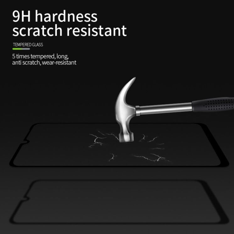 Защитное стекло PINWUYO Full Glue Cover для Samsung Galaxy M33 (M336) - Black: фото 5 из 10